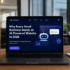 AI-powered website for small business